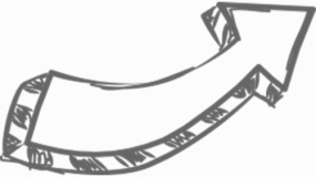 漂浮箭头笔刷设计元素PNG透明图片