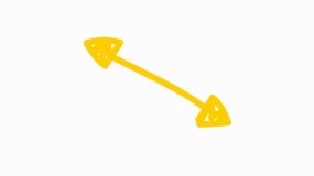 简洁不规则箭头图案透明格式