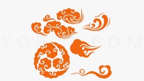 多用途祥云图案PNG透明图片