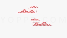 春节祥云花纹图案PNG