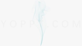 清晰蓝色青烟效果素材PNG