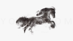 商务油墨喷洒效果PNG免抠图