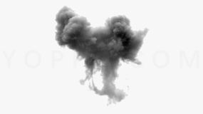 炫彩墨迹效果PNG透明图片