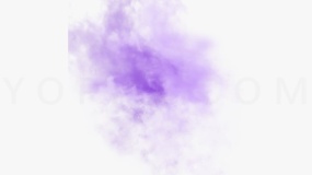 炫彩烟雾缭绕素材PNG透明图片