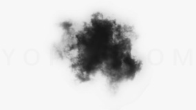 蓝色青烟素材免抠