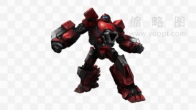 卡通变形金刚素材10 透明