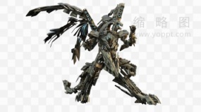 金属质感变形金刚素材15 免费下载png