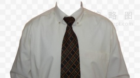 正装证件照衬衫模板男 png文件