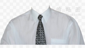 白衬衫男士证件照图片 免费下载png
