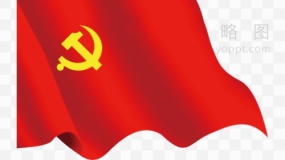 党建宣传栏素材78红旗png文件