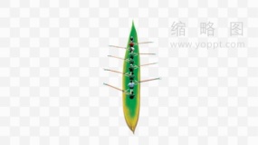 手绘龙舟素材48 png大图