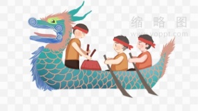 端午节龙舟赛素材98 PNG