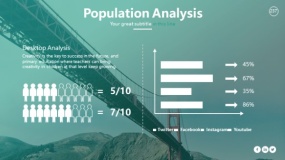 半透明黑色色块覆盖图片 用户群体分析PPT演示