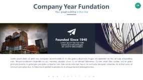 PPT居中图文版式2图并列呈现