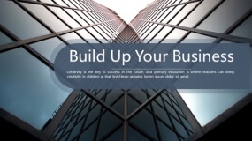 PPT封面版式 商业杂志风格封面PPT图表