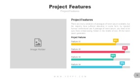 左右版式 1张图片与条形图PPT设计