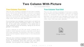 左右图文版式 文字内容多 1张图PPT图表