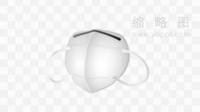 医学保健口罩元素PNG免抠图