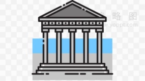 卫城雅典旅游建筑元素PNG透明图片