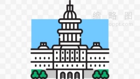 国会大厦希尔热门建筑图标PNG