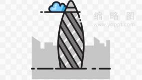 小黄瓜风景建筑设计元素PNG