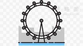 可口可乐伦敦眼(旅游景区图案PNG