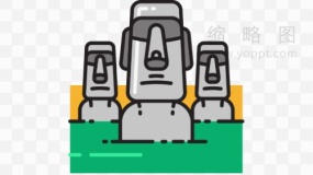 莫埃风景名胜特效透明