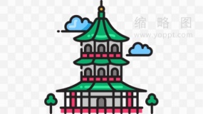 宝塔热门建筑元素png大图