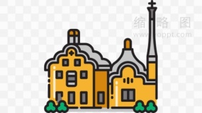 ParchGuell建筑素材特效免抠图片