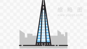 碎片大厦旅游胜地特效