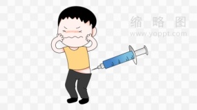 感冒发烧素材32打针png大图