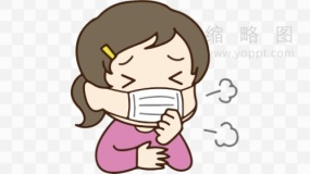 感冒发烧素材6打喷嚏透明格式
