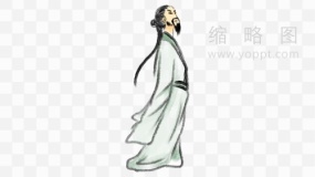 古代文学人物素材50 PNG
