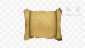 书画卷轴元素PNG格式