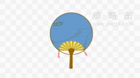 女性扇子素材免费png素材