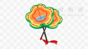 红楼梦小扇子图案png图片