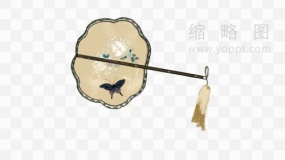 艺术感十足扇子图片PNG