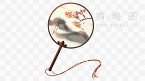 艺术主题扇子效果免抠png下载