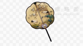 艺术剧小扇子素材png大图