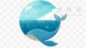 鲸鱼创意元素素材59 免抠png下载