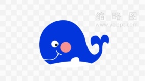 鲸鱼卡通素材67 免抠图片