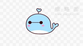 鲸鱼插图素材89 PNG文件