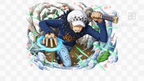 高清海贼王漫画人物素材30 png文件