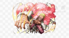 高清海贼王漫画人物素材42 透明