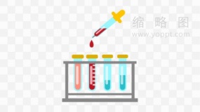 大尺寸试管与架子免费png素材