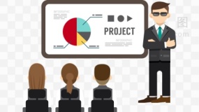 精美领导宣讲效果透明格式