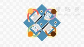 清晰培训演讲效果免抠