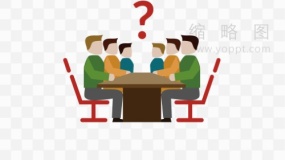 经典商务会议素材透明