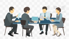 经典沙龙会议素材PNG格式