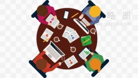 清晰商业谈判素材PNG透明图片